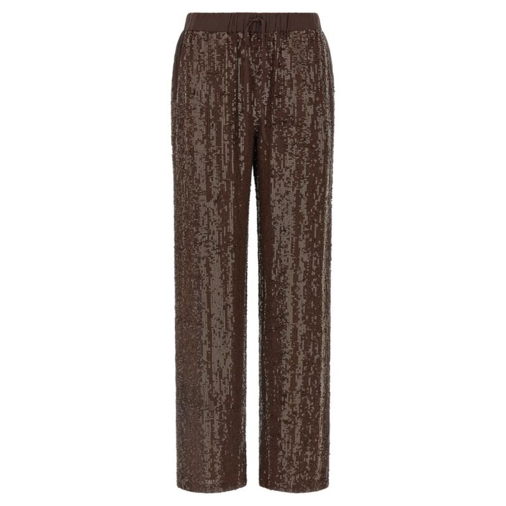 P.A.R.O.S.H. Brown Viscose Dress Women's Pants